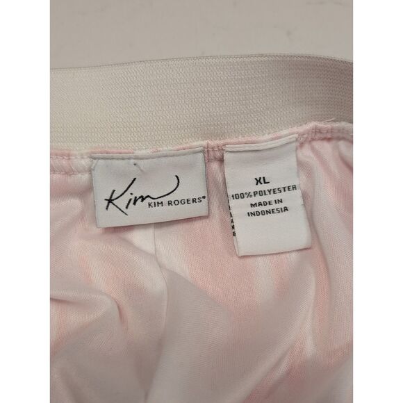 Kim Rogers Pleated Striped Maxi Skirt Size M Resort Vacation Wear Skirt - Picture 2 of 7